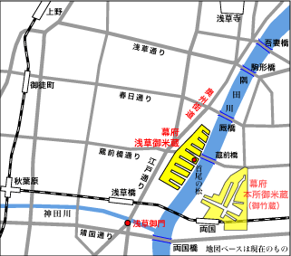 お米蔵地図